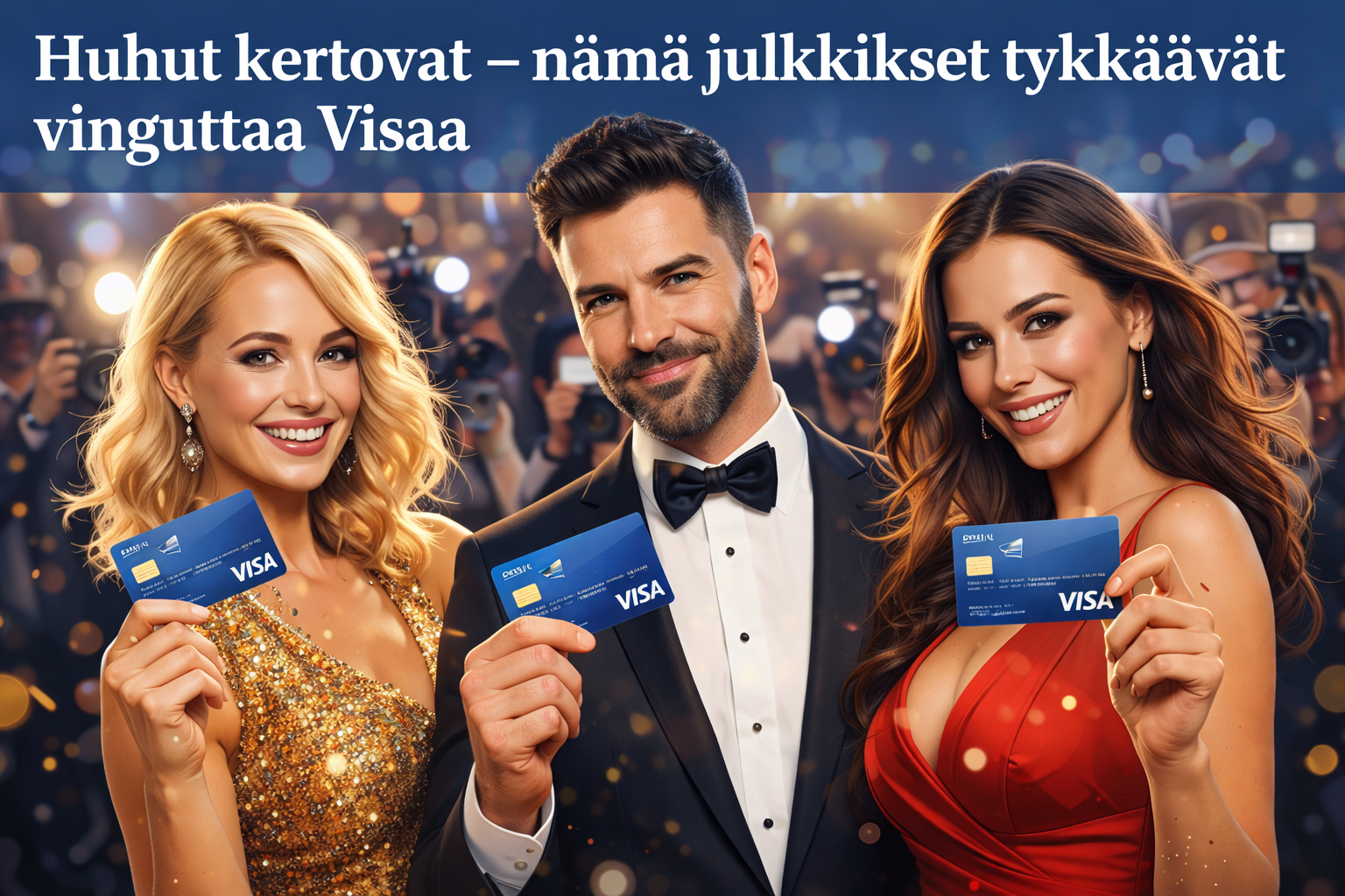 Huhut kertovat - nämä julkkikset tykkäävät vinguttaa Visaa